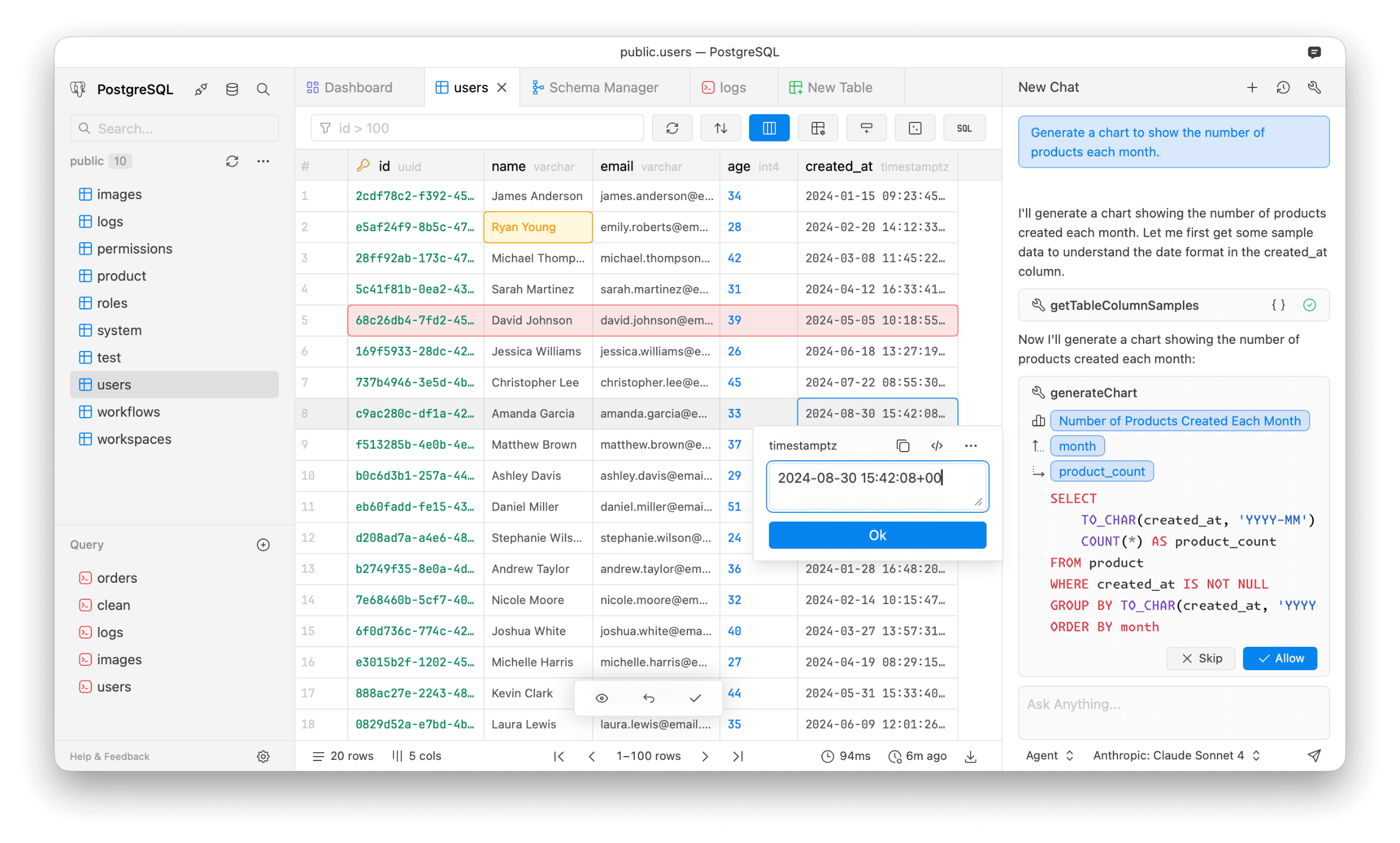 Dataflare App preview
